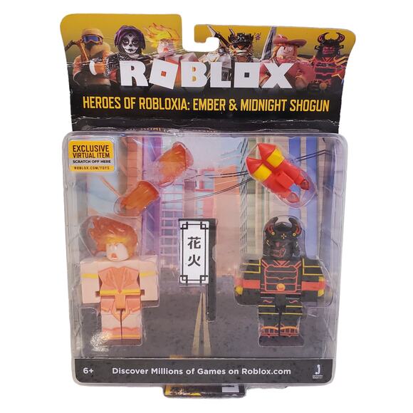 Roblox Heroes of Robloxia Ember Midnight Shogun Game Pack Celebrity Collection - Picture 1 of 10